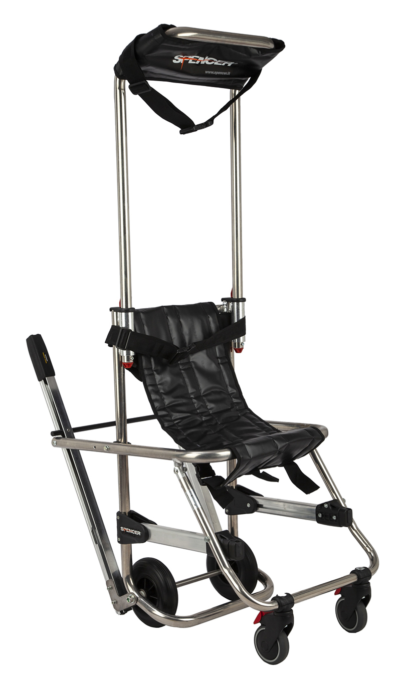 SKID-E CHASIS PLATA PAÑO NEGRO Max 250 Kg.