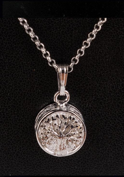 RELICARIO JOYA PLATA PQ-ARBOL